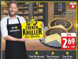 Edeka Emmi kaltbach der cremig-würzige, gold, schweizer schnitt- oder hartkäse Angebot