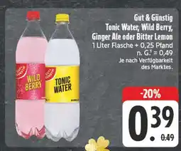 Edeka Gut & günstig tonic water Angebot