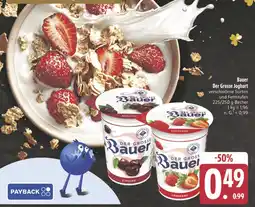 Edeka Bauer der grosse joghurt Angebot