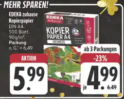 Edeka Edeka zuhause kopierpapier a4 Angebot