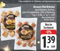 Edeka Dermaris mini brötchen natur Angebot