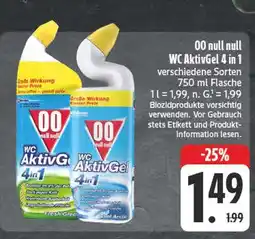 Edeka 00 null null wc aktivgel 4 in 1 fresh green Angebot