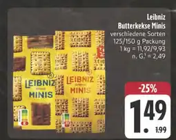 Edeka Leibniz butterkekse minis Angebot