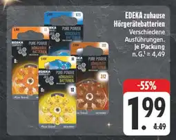 Edeka Edeka pure power hörgerätebatterien Angebot