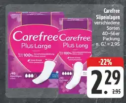 Edeka Carefree plus large Angebot