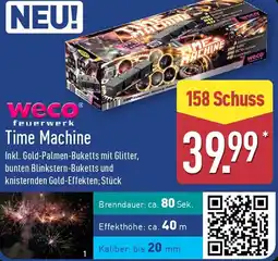 Aldi Nord Weco Feuerwerk Time Machine Angebot