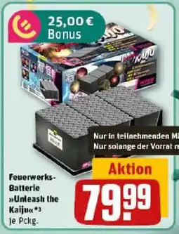 REWE Feuerwerks Batterie Unleash the Kaiju Angebot