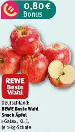 REWE REWE Beste Wahl Snack Äpfel Angebot