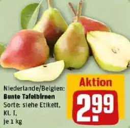 REWE Bunte Tafelbirnen Angebot