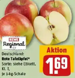 REWE Rote Tafeläpfel Angebot