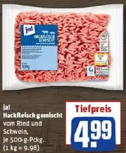 REWE ja! Hackfleisch gemischt Angebot