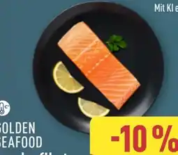Aldi Nord Golden Seafood Lachsfilet-Portionen Angebot