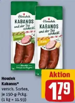REWE Houdek Kabanos Angebot
