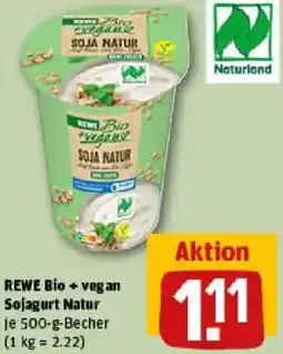 REWE REWE Bio + vegan Sojagurt Natur Angebot