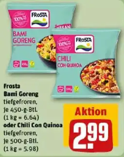 REWE Frosta Bami Goreng oder Chili Con Quinoa Angebot