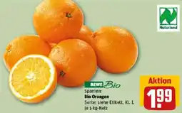 REWE Bio Orangen Angebot