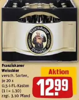 REWE Franziskaner Weissbier Angebot