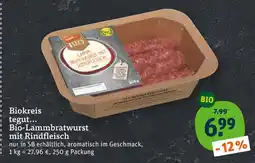 tegut Tegut... bio-lammbratwurst mit rindfleisch Angebot