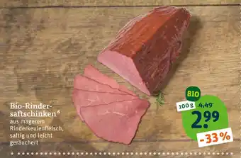 tegut Bio-rindersaftschinken Angebot