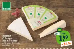 tegut Bioland coburger bio-brietorte Angebot