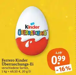tegut Ferrero kinder überraschungs-ei Angebot
