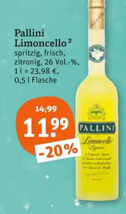 tegut Pallini limoncello Angebot