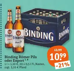 tegut Binding römer pils Angebot