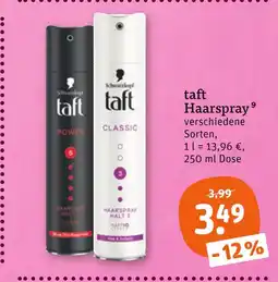 tegut Schwarzkopf taft haarspray power Angebot