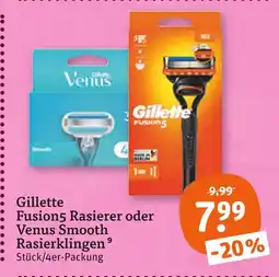 tegut Gillette fusion5 rasierer Angebot