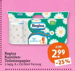 tegut Regina kamillen-toilettenpapier Angebot