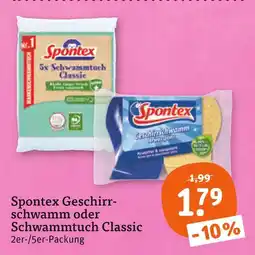 tegut Spontex geschirrschwamm Angebot