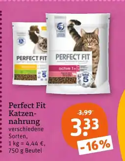 tegut Perfect fit katzennahrung Angebot