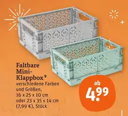 tegut Faltbare mini-klappbox Angebot