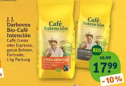 tegut J. j. darboven bio-café intención crema aromatico Angebot