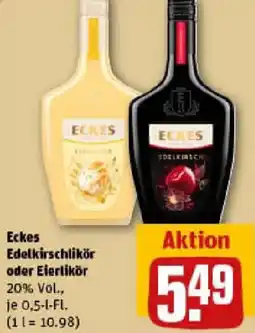 REWE Eckes Edelkirschlikör oder Eierlikör Angebot