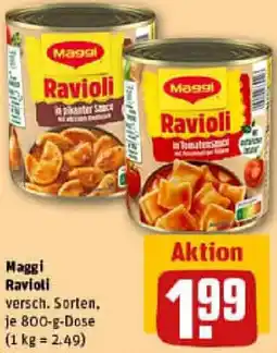 REWE Maggi Ravioli Angebot