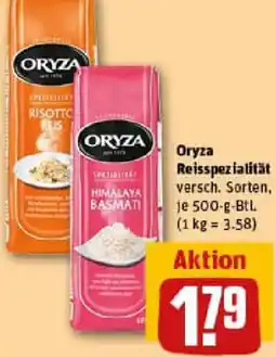 REWE Oryza Reisspezialität Angebot