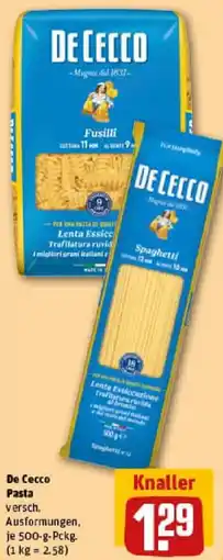 REWE De Cecco Pasta Angebot