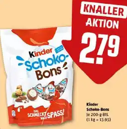 REWE Kinder Schoko-Bons Angebot