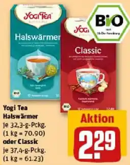 REWE Yogi Tea Halswärmer oder Classic Angebot