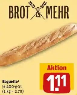 REWE Baguette Angebot