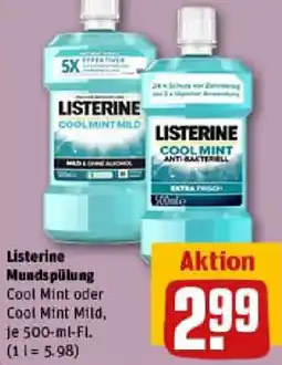 REWE Listerine Mundspülung Angebot