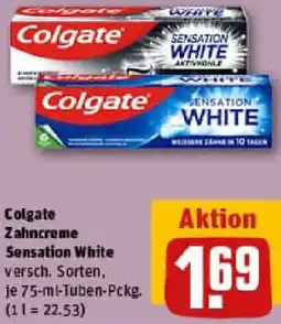 REWE Colgate Zahncreme Sensation White Angebot