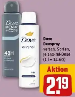REWE Dove Deospray Angebot