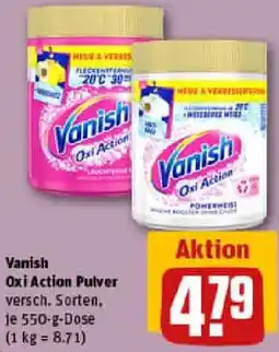 REWE Vanish Oxi Action Pulver Angebot