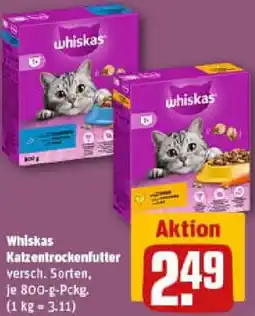 REWE Whiskas Katzentrockenfutter Angebot
