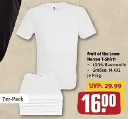REWE Fruit of the Loom Herren T-Shirt Angebot