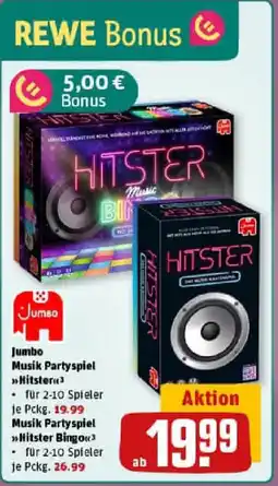 REWE Jumbo Musik Partyspiel Hitster Angebot
