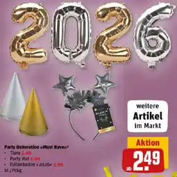 REWE Party Dekoration Must Have Angebot