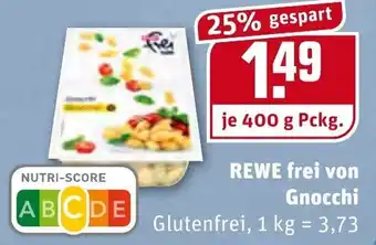 REWE Rewe frei von Gnocchi 400g Angebot